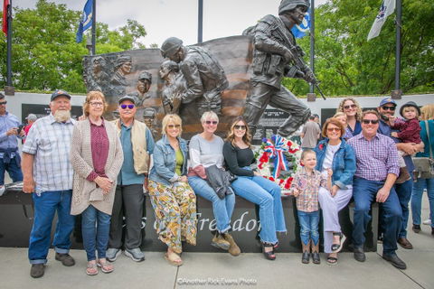 Memorial Day Ceremony at Face of Freedom Veterans Memorial Brings in Large Crowds