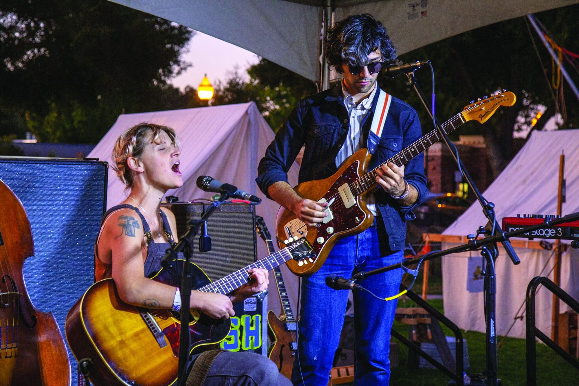 Tent City After Dark Concert Sets Tone