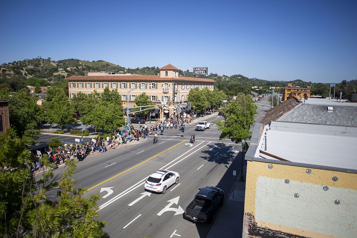 2020 Downtown Atascadero Protest NAACP