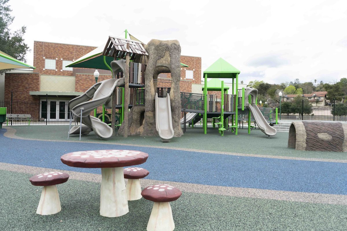 Joy Playground shade structure complete and has re-opened to the public