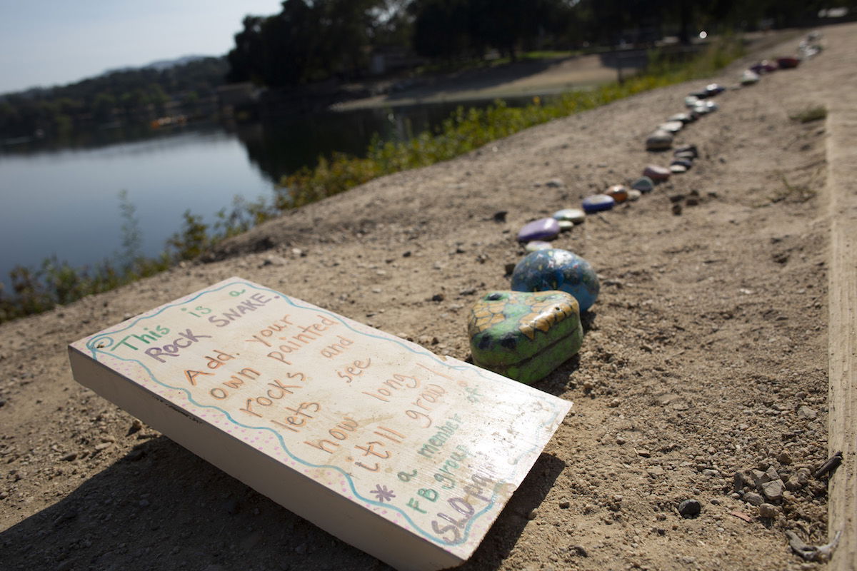 Atascadero's Rock Snake is Leaving the Lake
