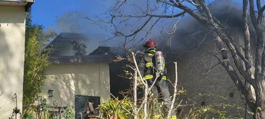 Atascadero Structure Fire on Balboa Road