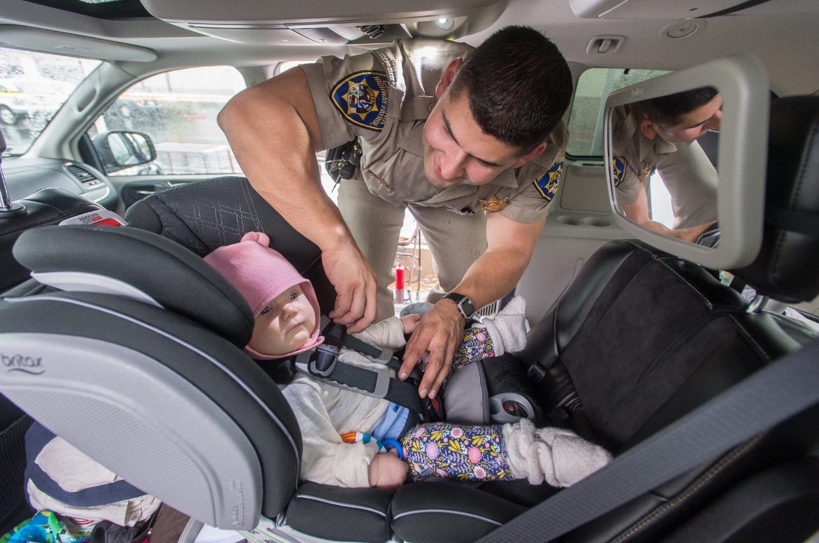 California Highway Patrol focused on safe and secure rides for children