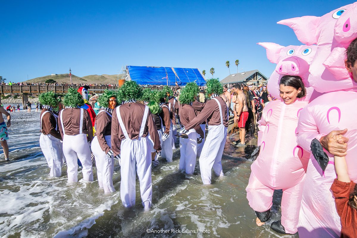 Thousands take the plunge at 44th annual Carlin Soulé Memorial Polar Bear Dip