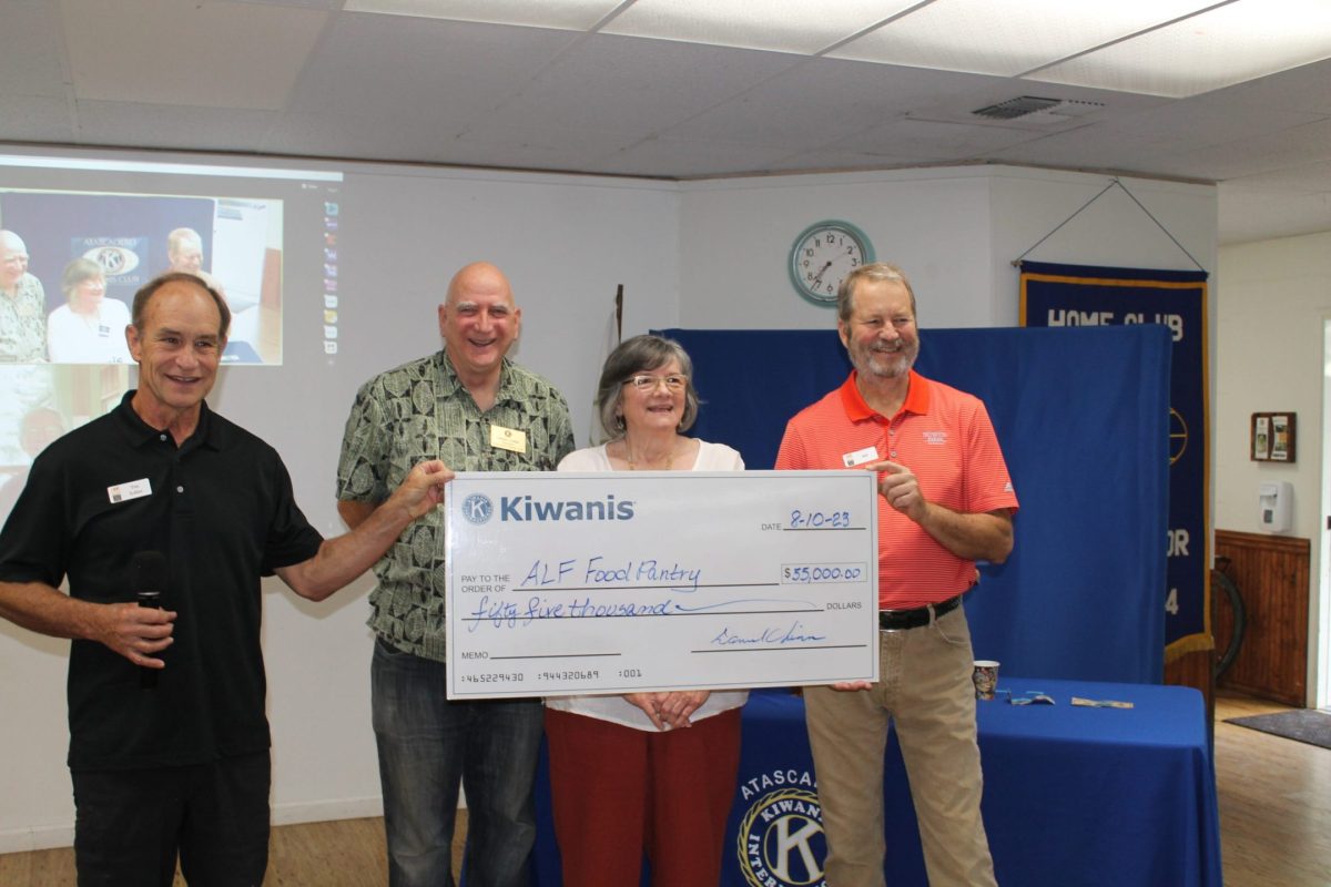 Atascadero Kiwanis Club supports local nonprofits with generous donations