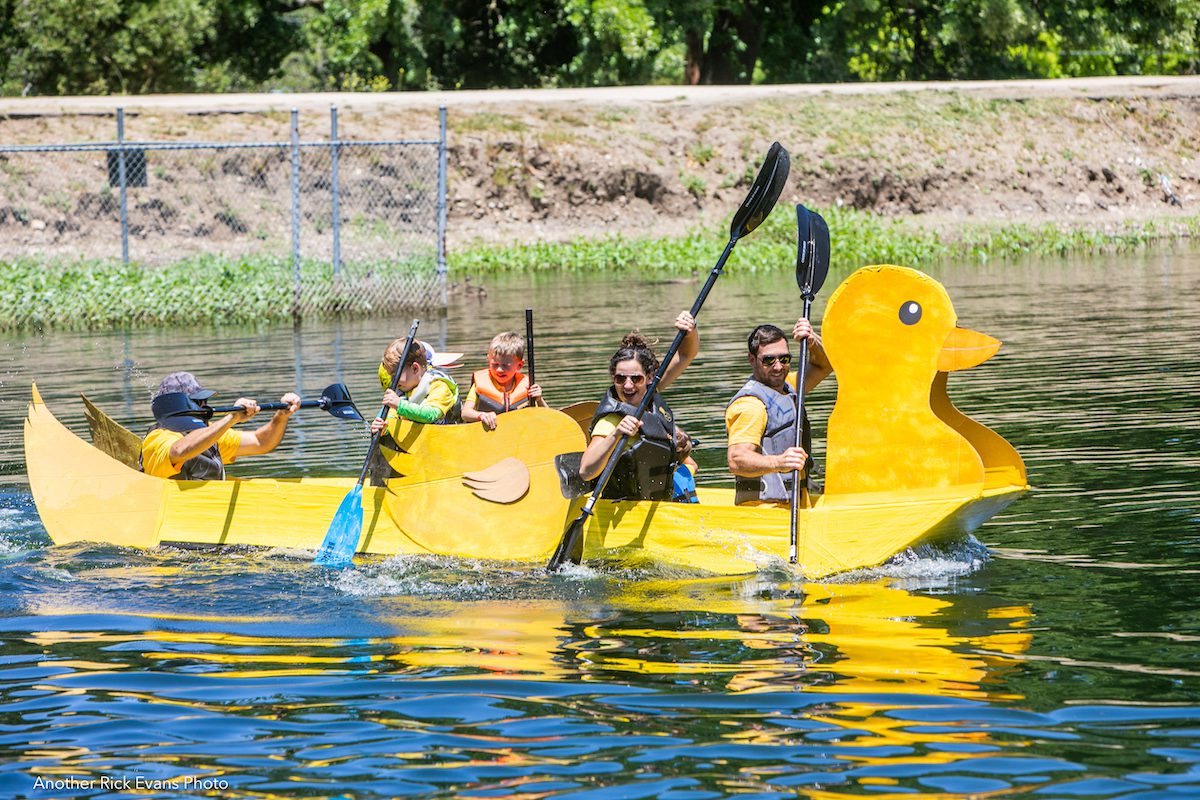 Record number of cardboard boats entered to race at the Friends of Atascadero Lake LakeFest
