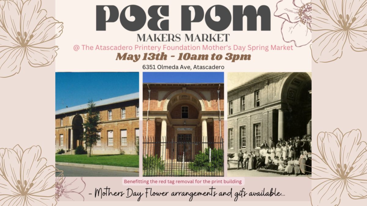 Spring Happenings and Fundraisers for Atascadero Printery Foundation