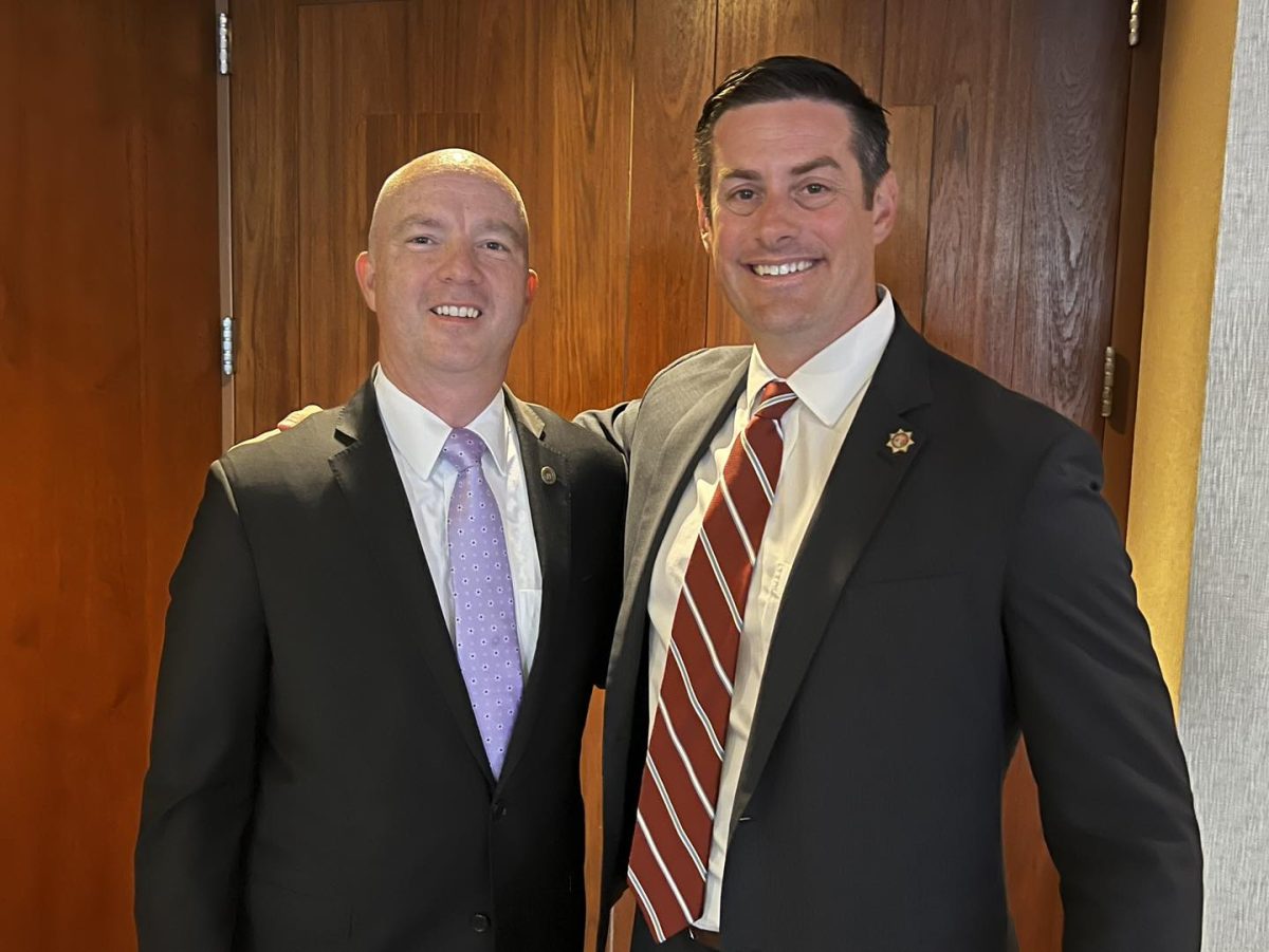 Former Deputy District Attorney Chris Peuvrelle receives Outstanding Prosecutor of the Year Award