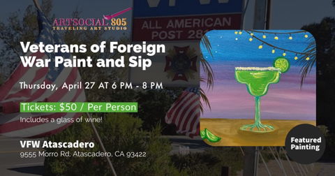 Paint and Sip Event to Support VFW Atascadero