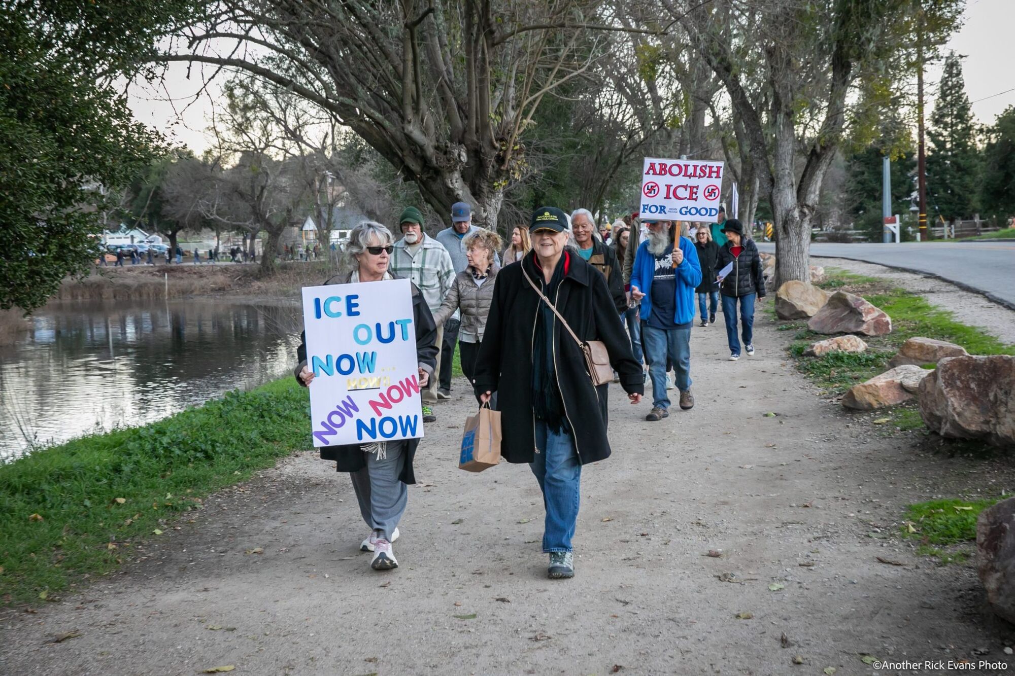 Local Indivisible coalitions hold vigils, protest walks calling for abolishment of ICE