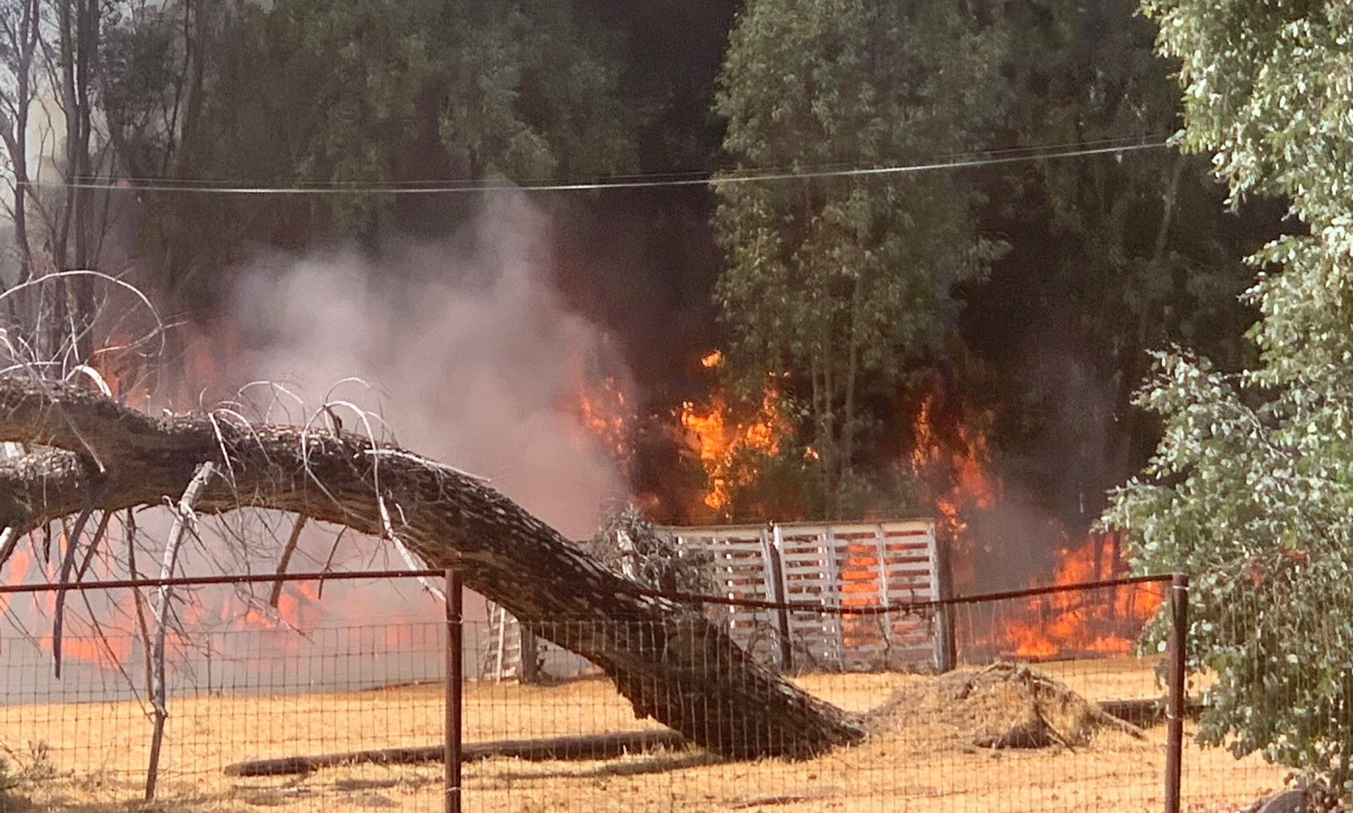 Atascadero Structure Fire on El Camino Real Wednesday
