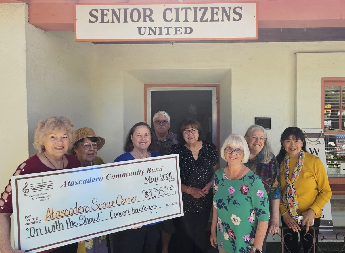 Community Band makes record-breaking donation to Atascadero Senior Center