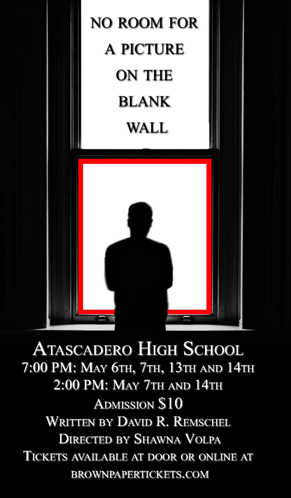 AHS Theater Proudly Presents 'No Room for a Picture on the Blank Wall'