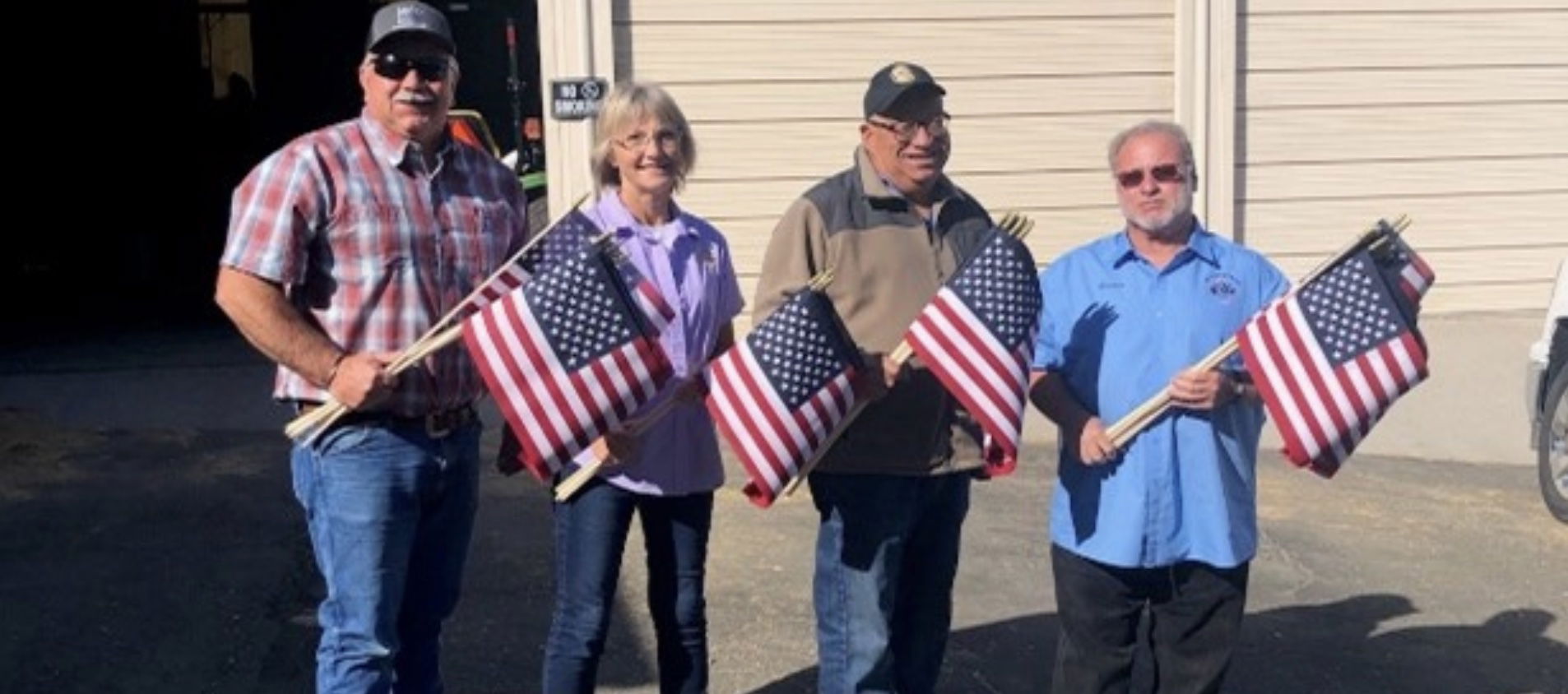 Elks Lodge Donates 750 US Flags