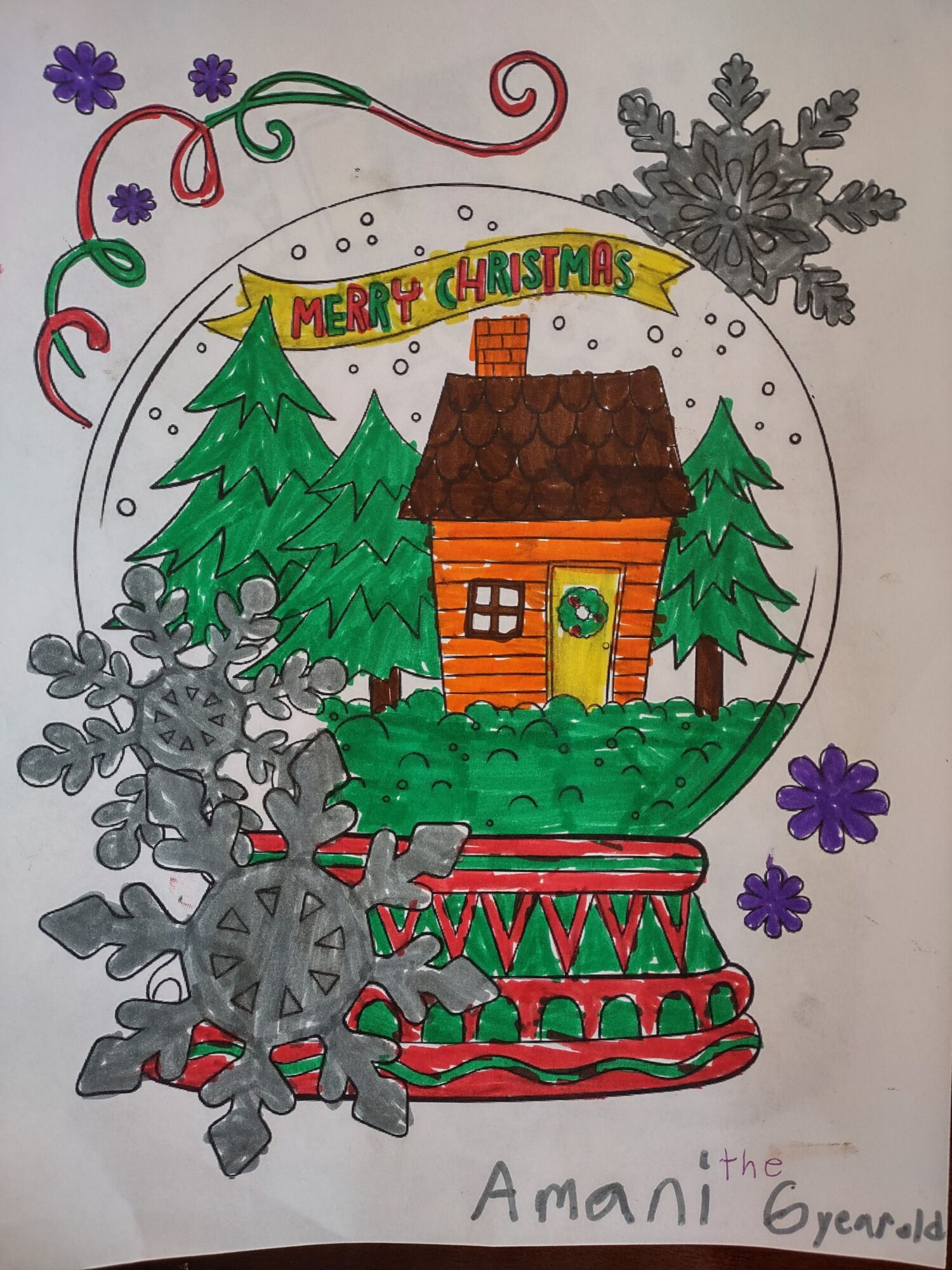 Second Annual Holiday Coloring Contest Winners