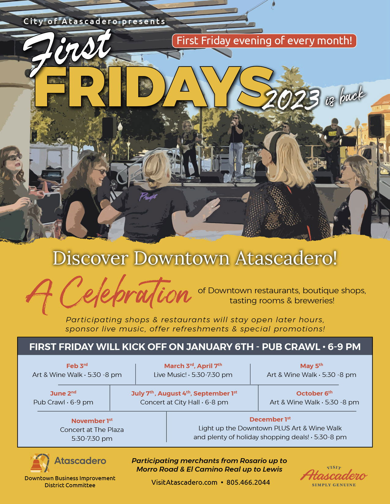 Atascadero’ First Fridays’ Kicks off this Week