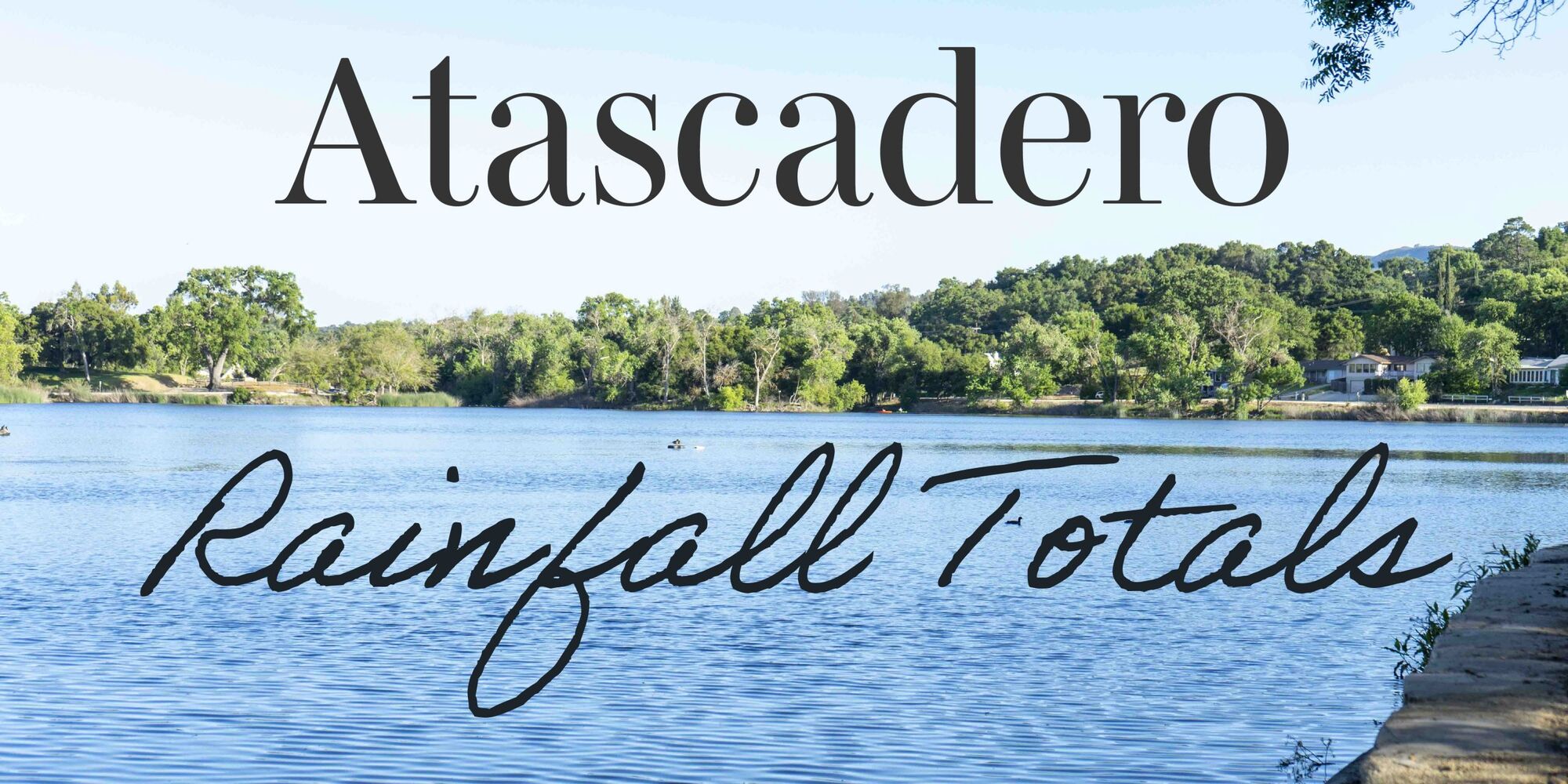Atascadero Rainfall Totals