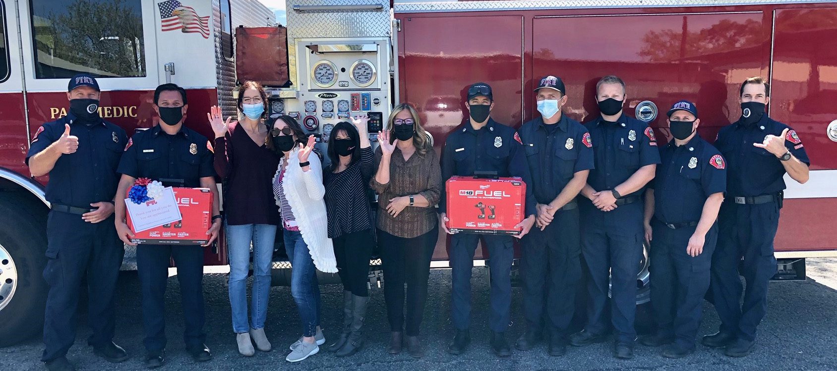 Atascadero Republican Women Federated Donation to Fire and Emergency Services