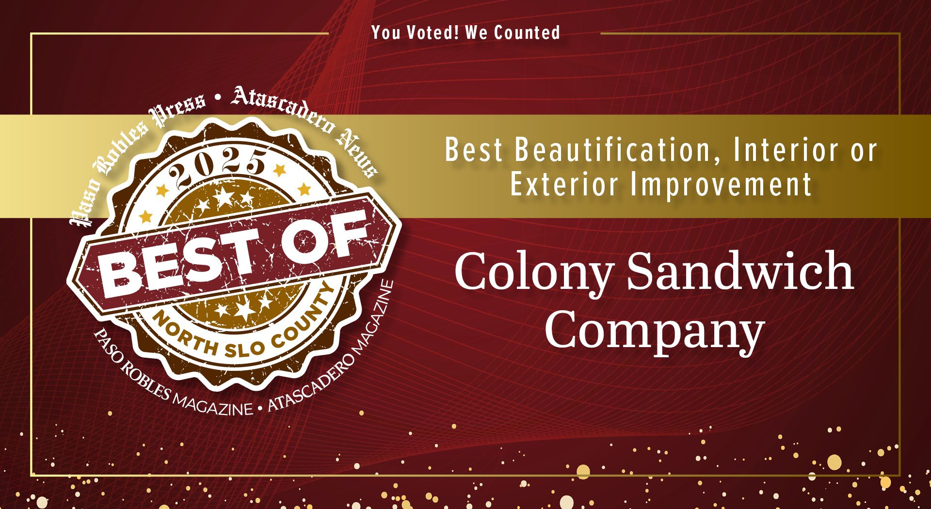 Best of 2025 Winner: Best Beautification, Interior or Exterior Improvement