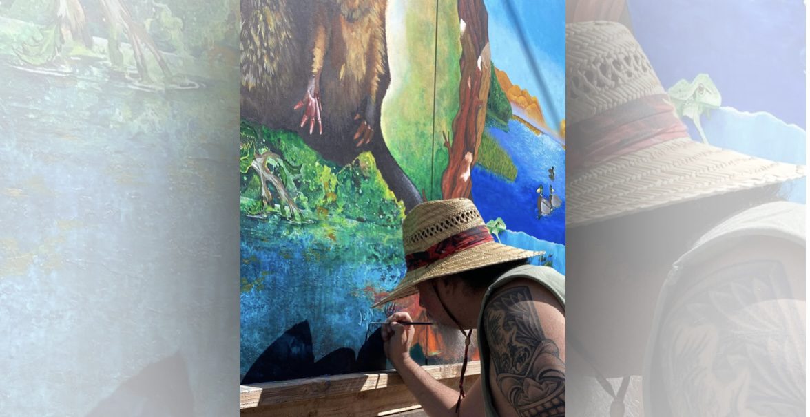 Beaver mural to be revealed at Charles Paddock Zoo