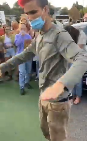 CHP Releases Photos of Person They Believe Smashed Car Window During July 21 Protest
