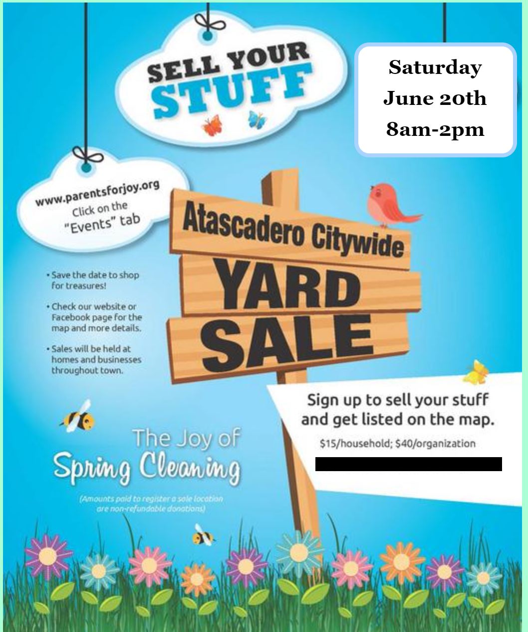 Atascadero City Wide Yard Sales Rescheduled to June 20