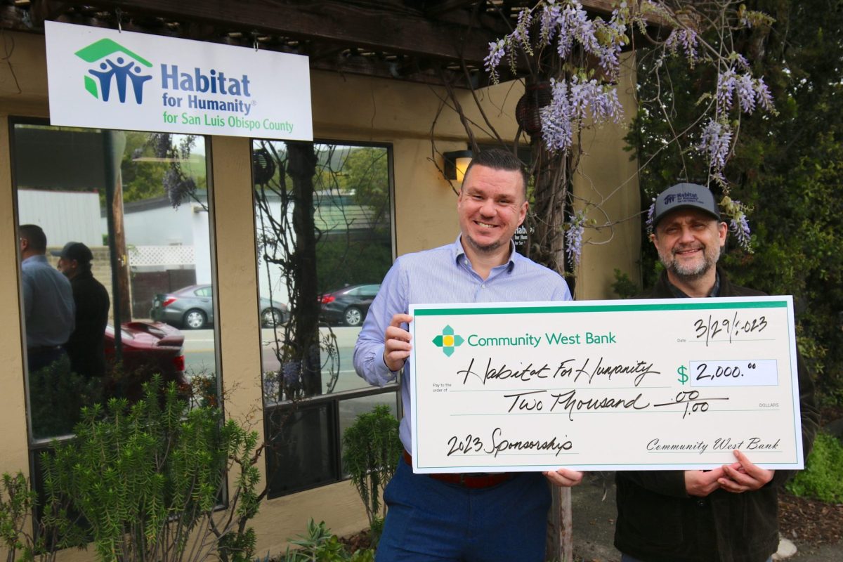 Community West Bank Builds Stronger Community with Donation to Habitat for Humanity