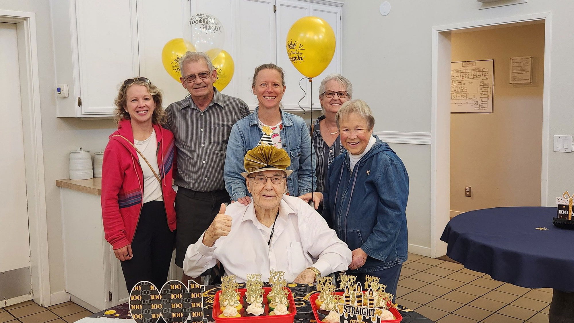 Local veteran honored on his 100th birthday