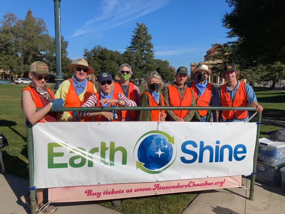Earth Shine Cleans Up 35-Yards of Trash
