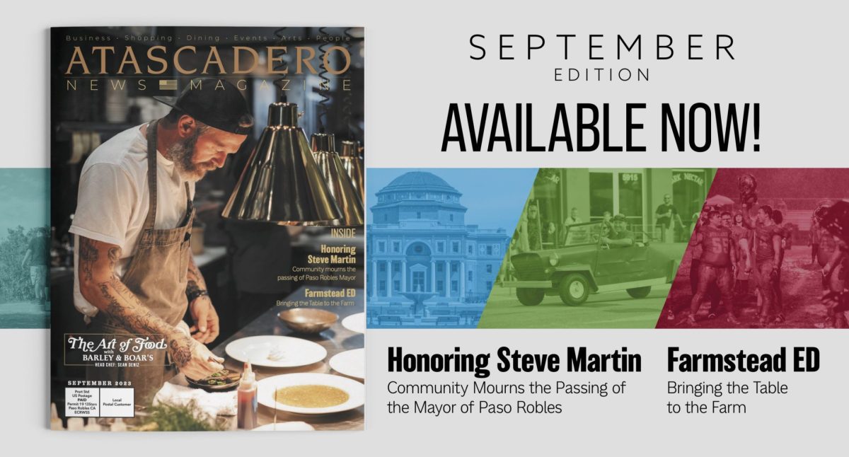 September Issue of Atascadero News Magazine in Your Mailbox