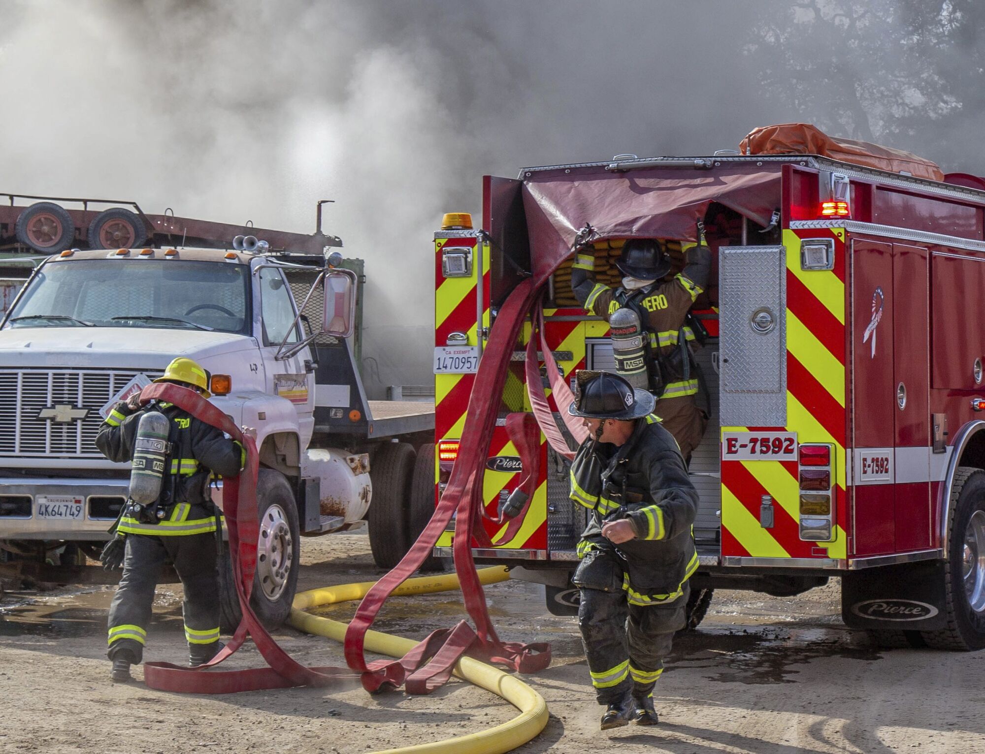 AFD Battles Motorhome Fire Thursday