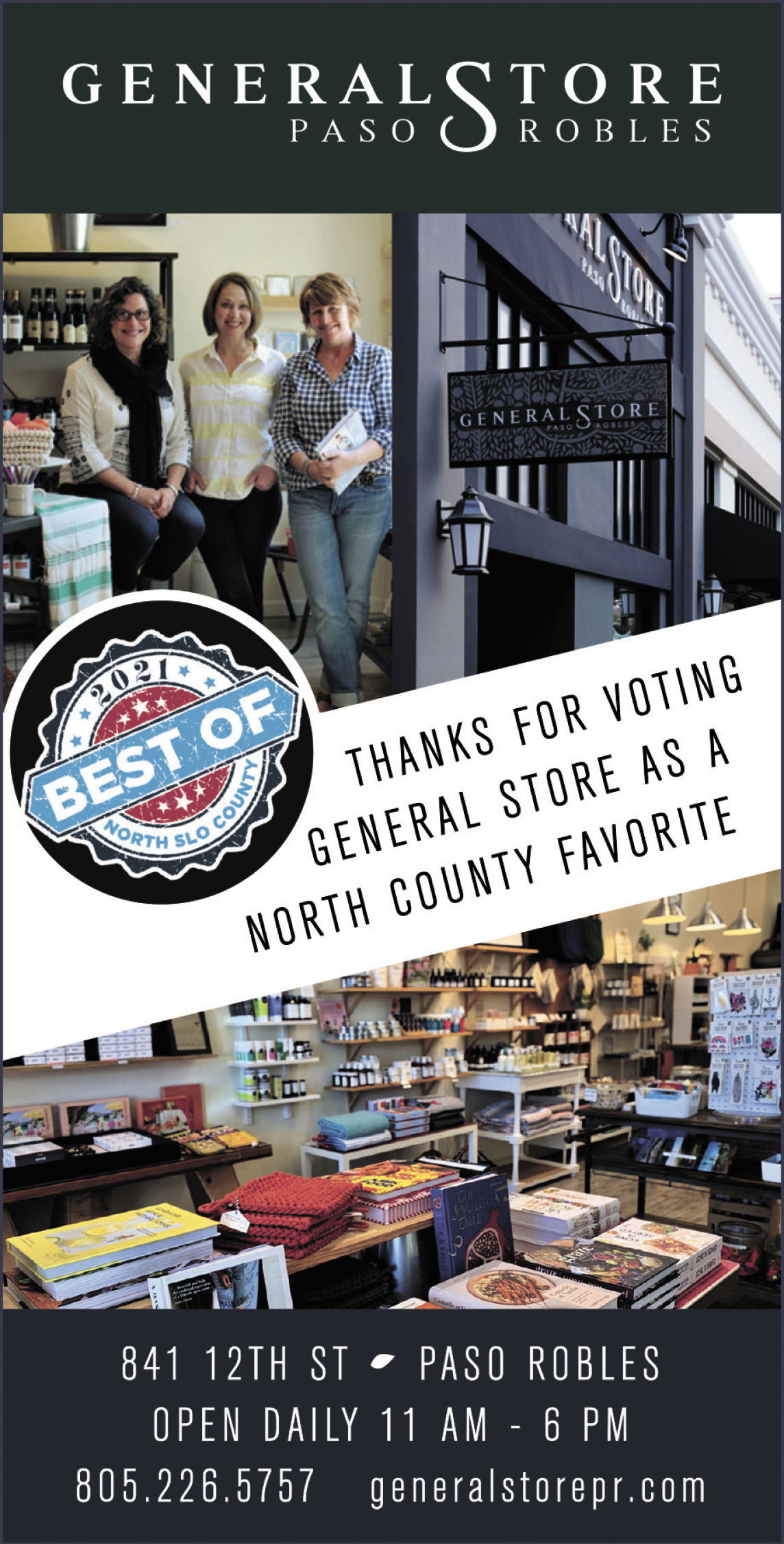 General Store Paso Robles Voted Best Books, Stationary, and Gifts