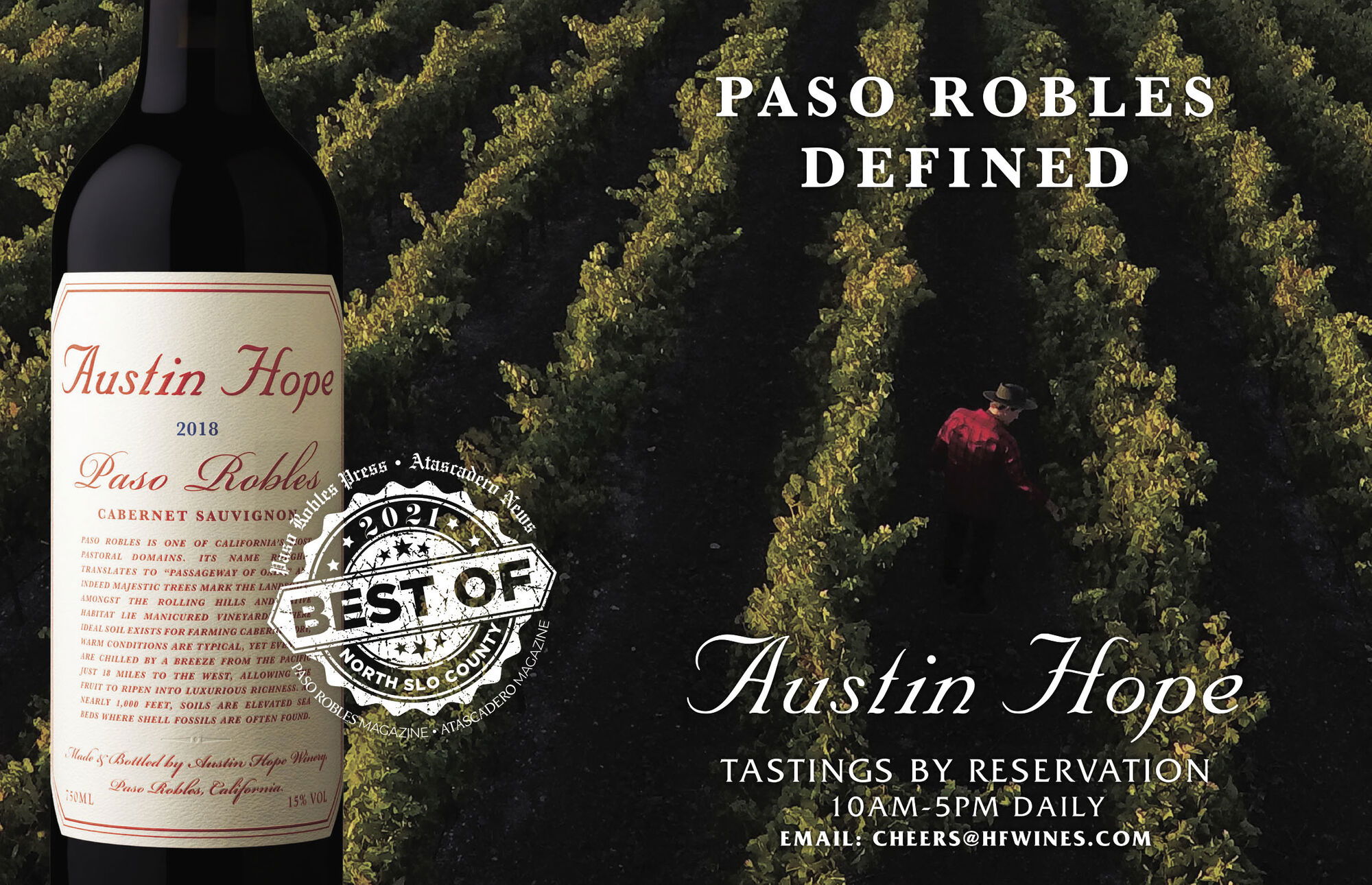 Austin Hope Cabernet Voted Best Red