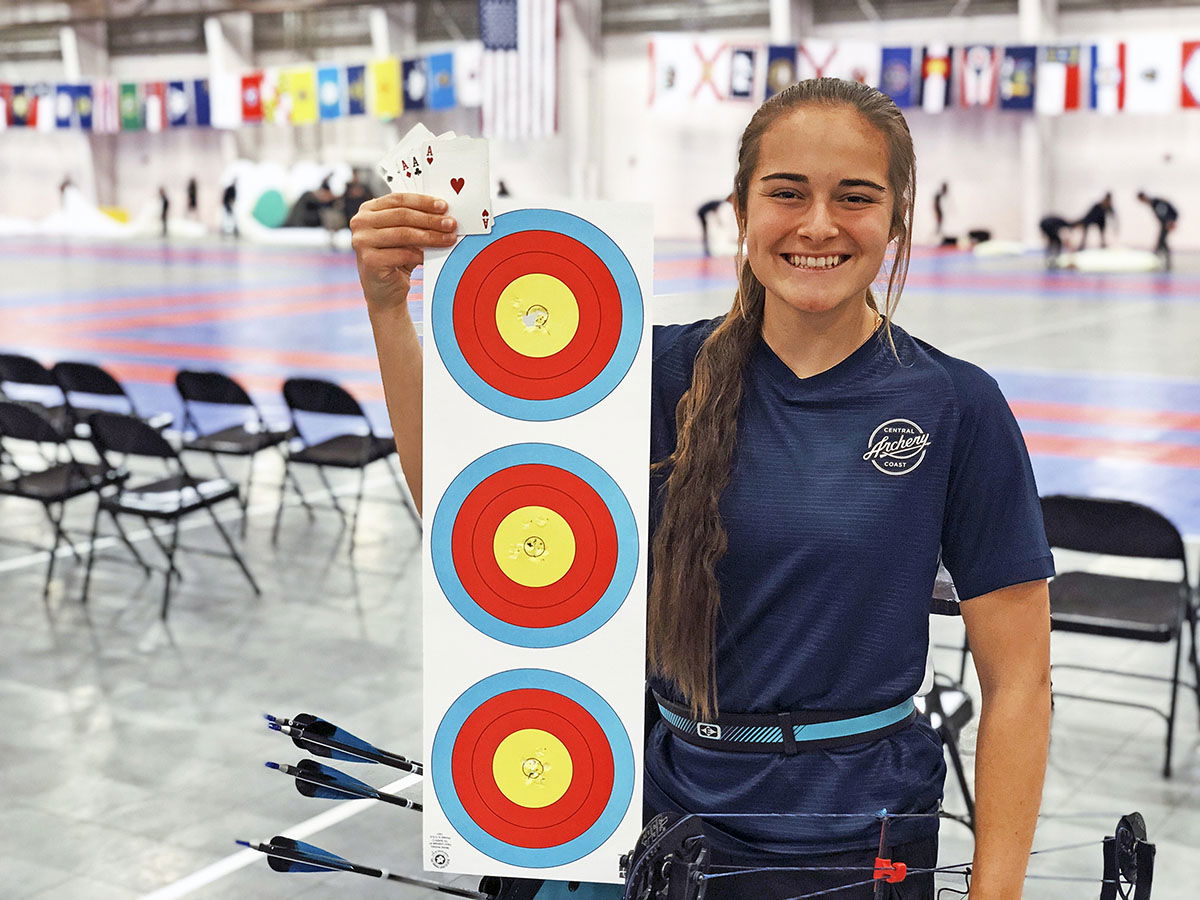 Isabella Otter Wins National Championship in Indoor Archery