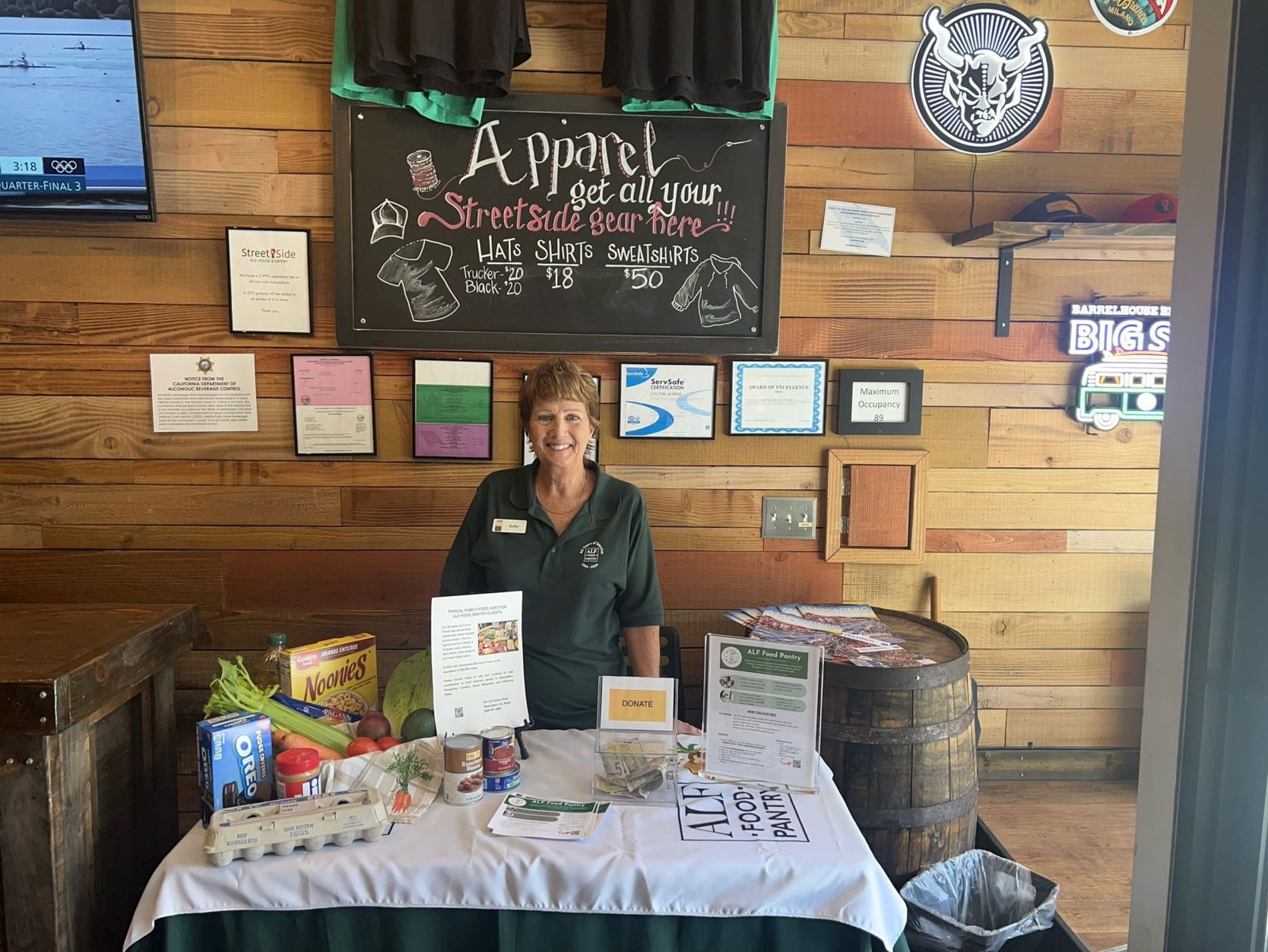 North County Restaurant Group raises $3,500 for ALF Food Pantry in August