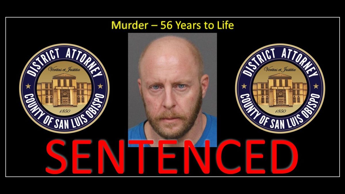 Grover Beach Man Sentenced for 2018 Murder