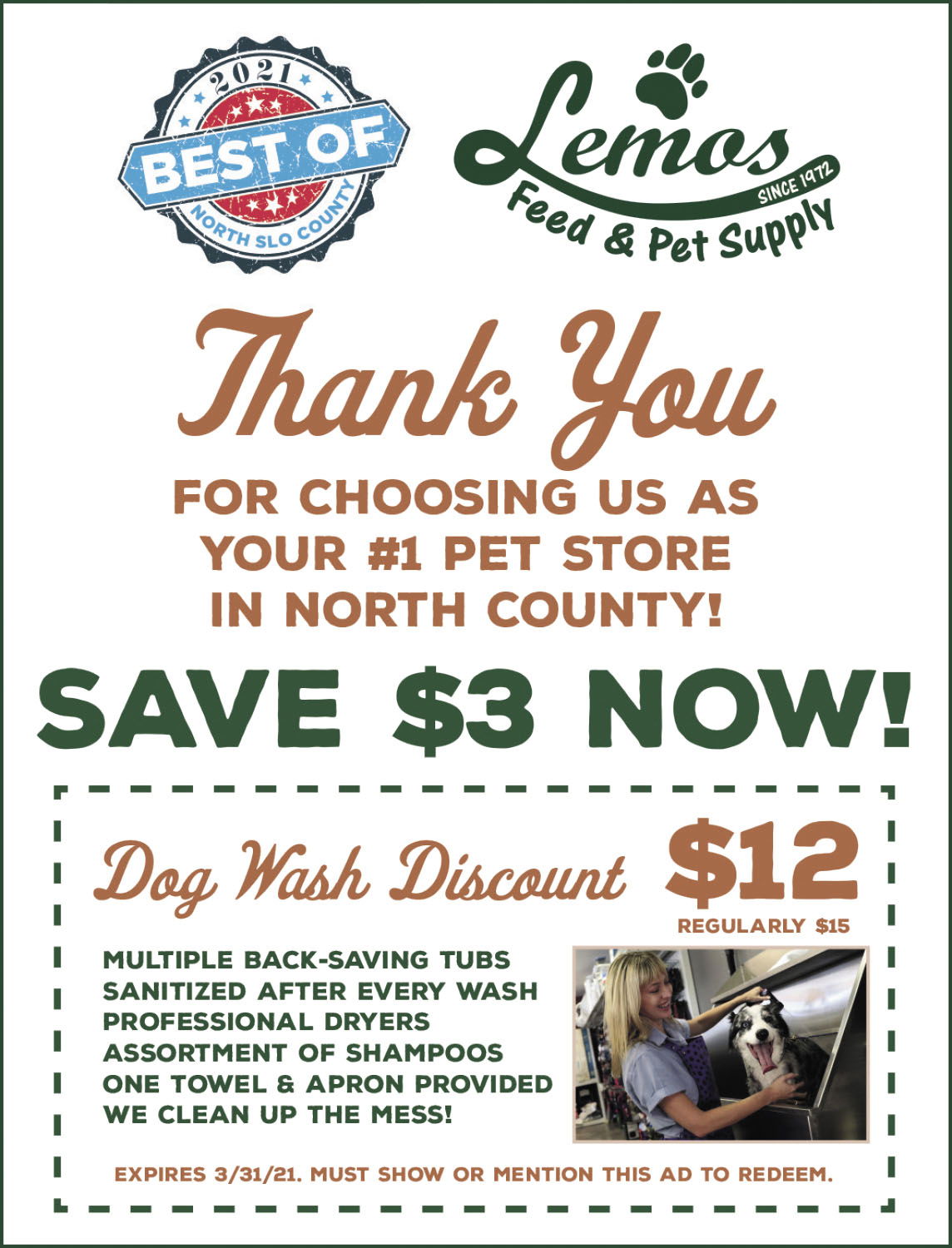 lemos Voted Best Pet Store