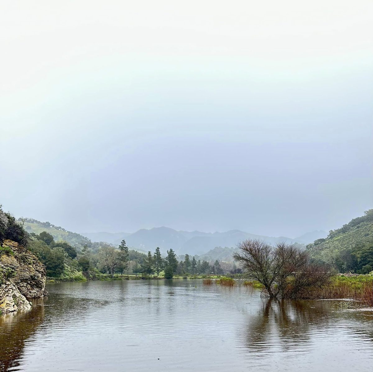 Powerful Storm System Fills Lopez Lake, Threatens First Spill in 25 Years