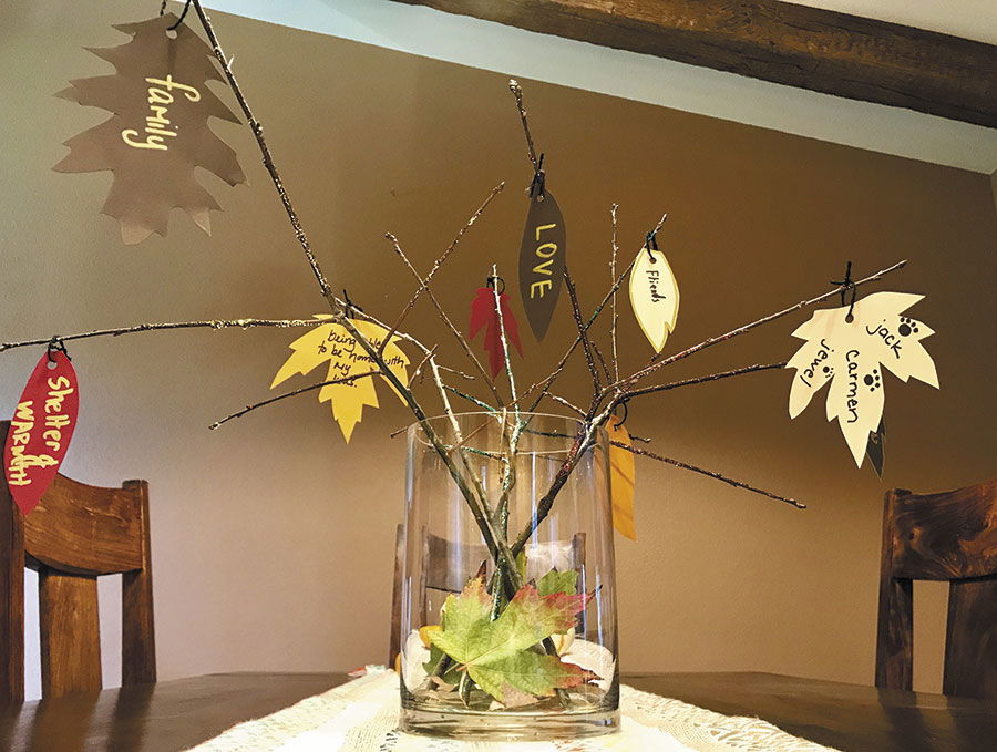 Thankful trees