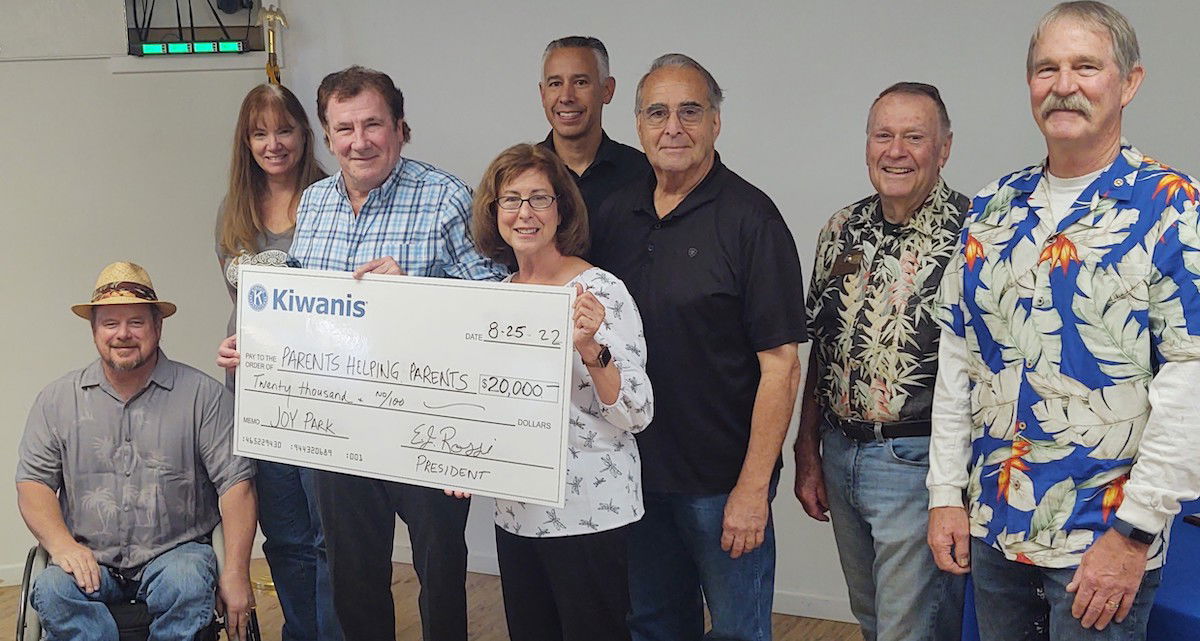 Atascadero Kiwanis Club Make Donation to Parents Helping Parents