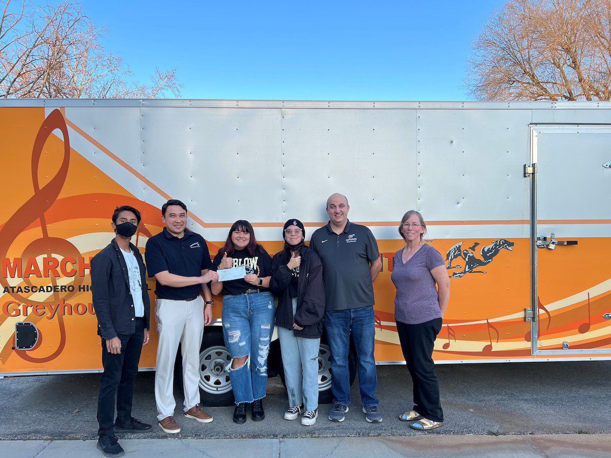 SLO Masons Donate to AHS Music Program