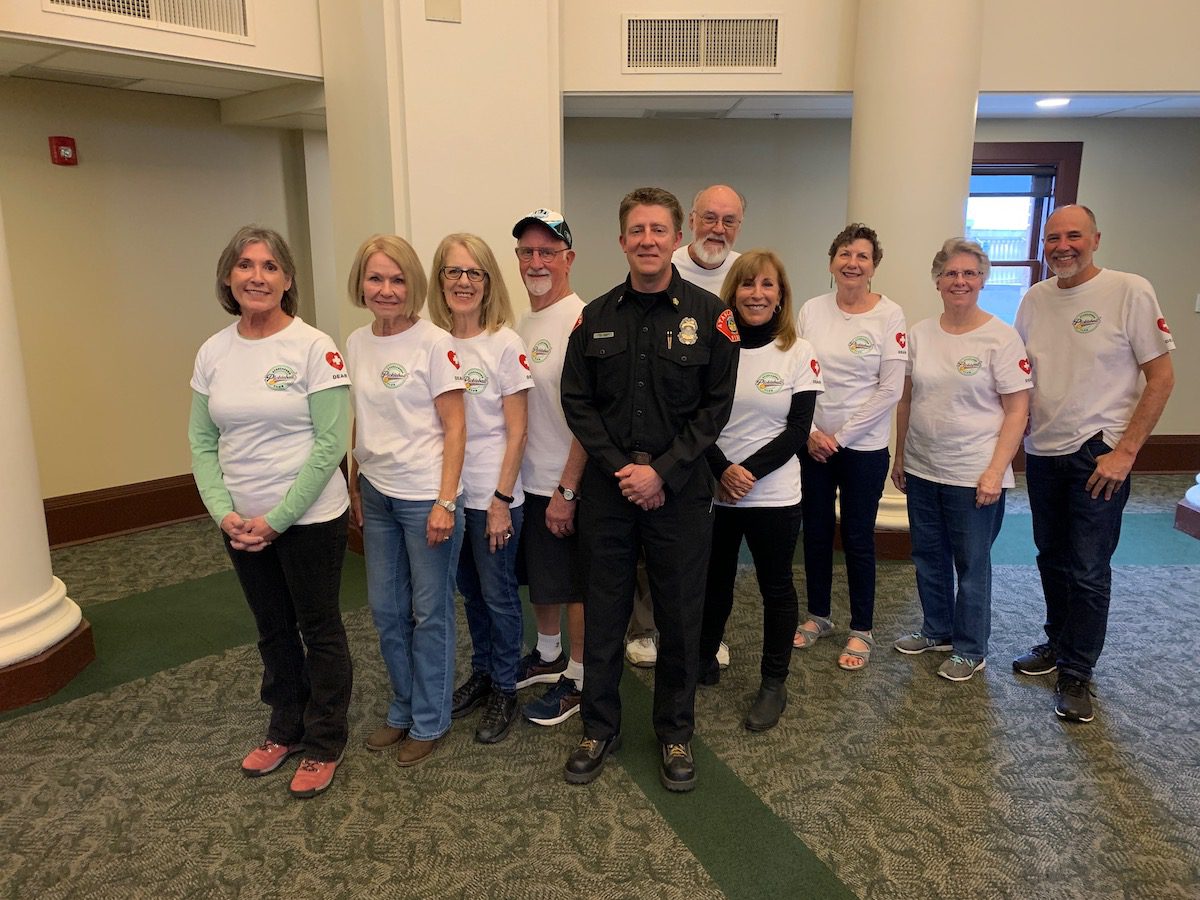 Eight Pickleball Players Honored for Saving Life of One of their Own