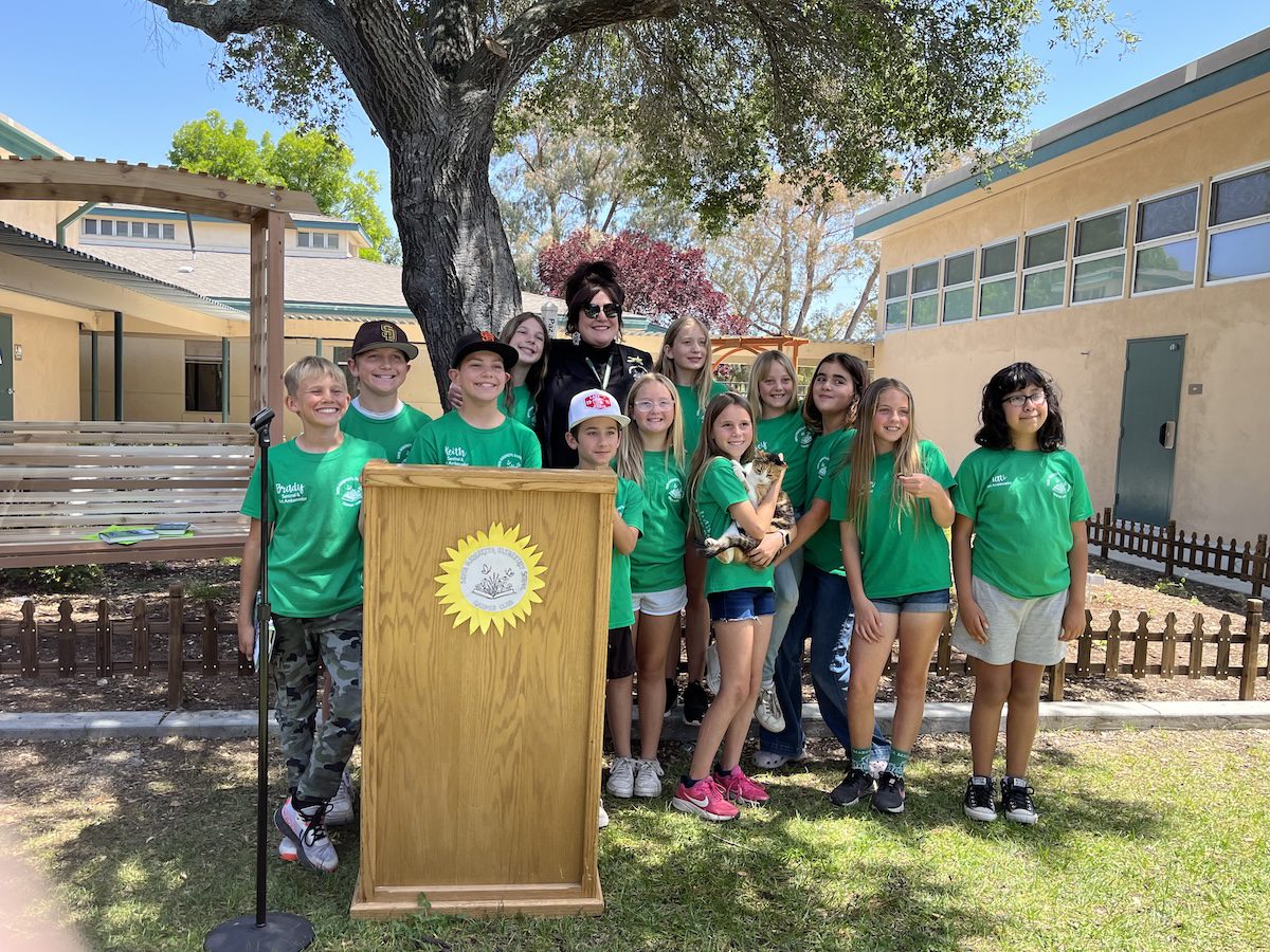 Santa Margarita Elementary School Garden Club hosts second annual Butterfly Release Assembly