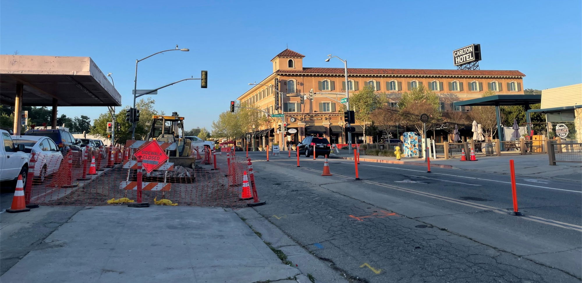 Traffic Impacts Continue on Traffic Way and Atascadero Mall
