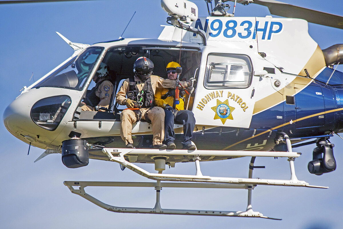 Atascadero Fire Department Conducts Hoist Training With the Help of CHP Helicopter