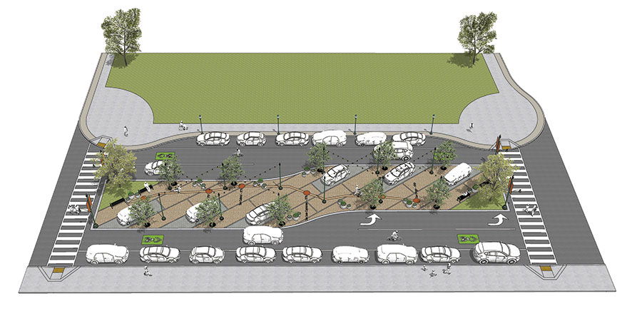 Downtown parking