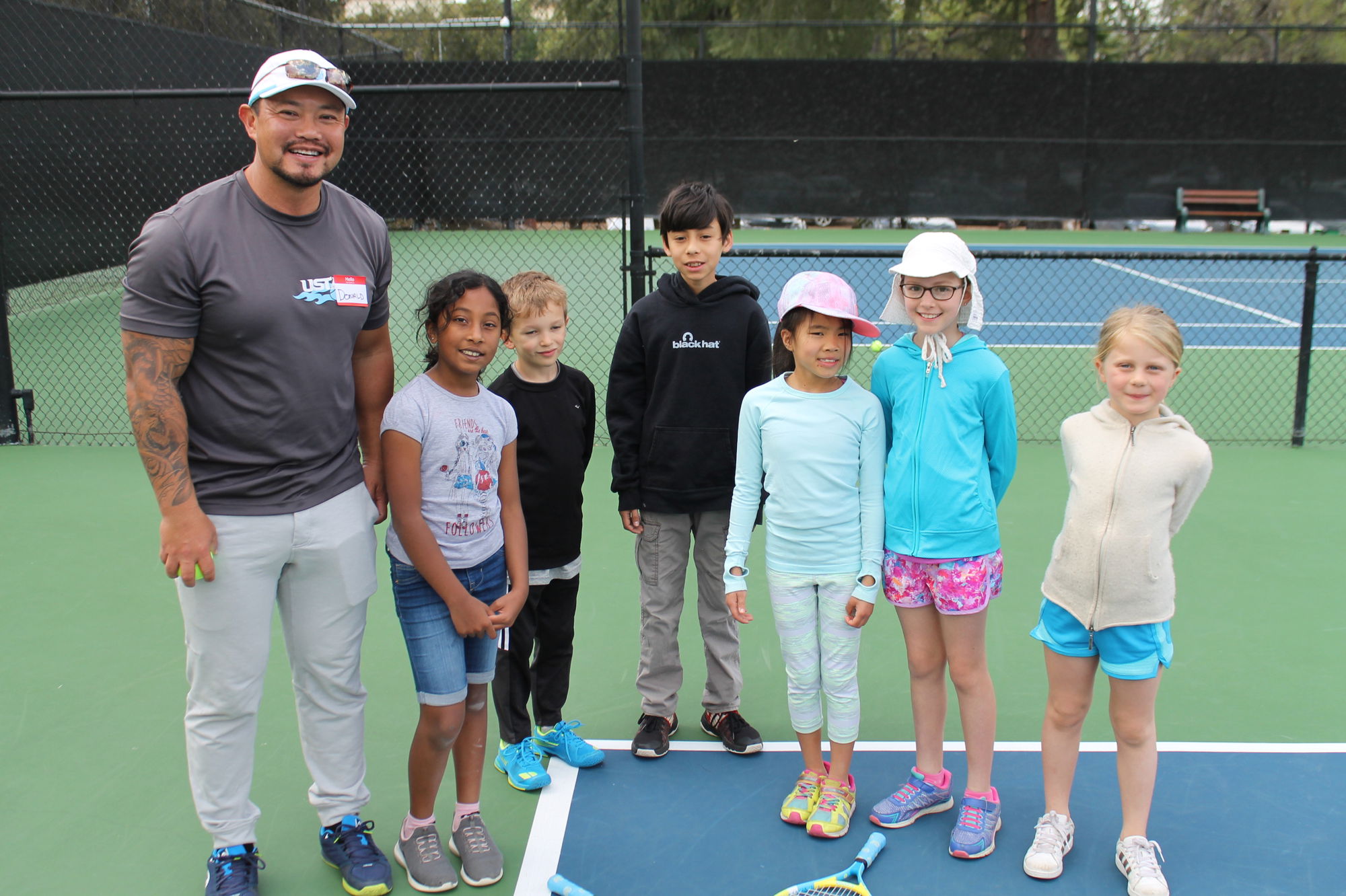 Local Youth Take Part in the Men's Pro Tennis Championships