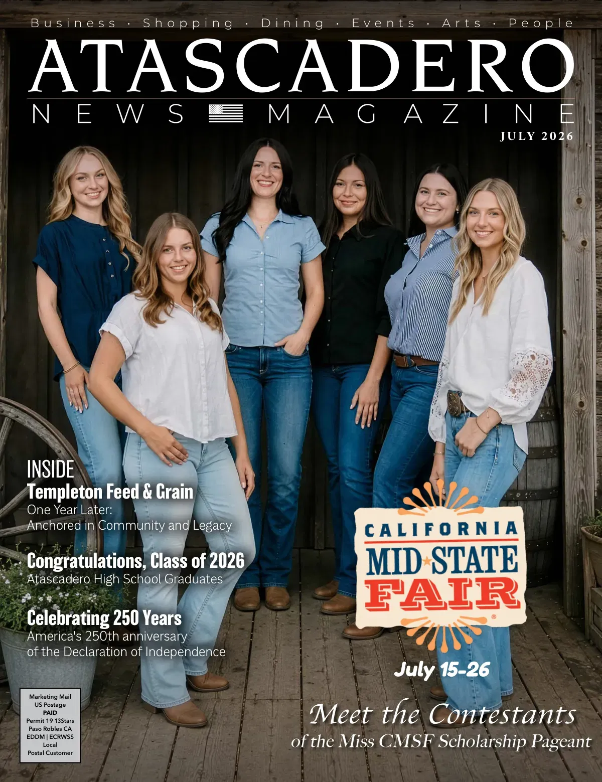 Atascadero News Magazine — Jul 2026 cover