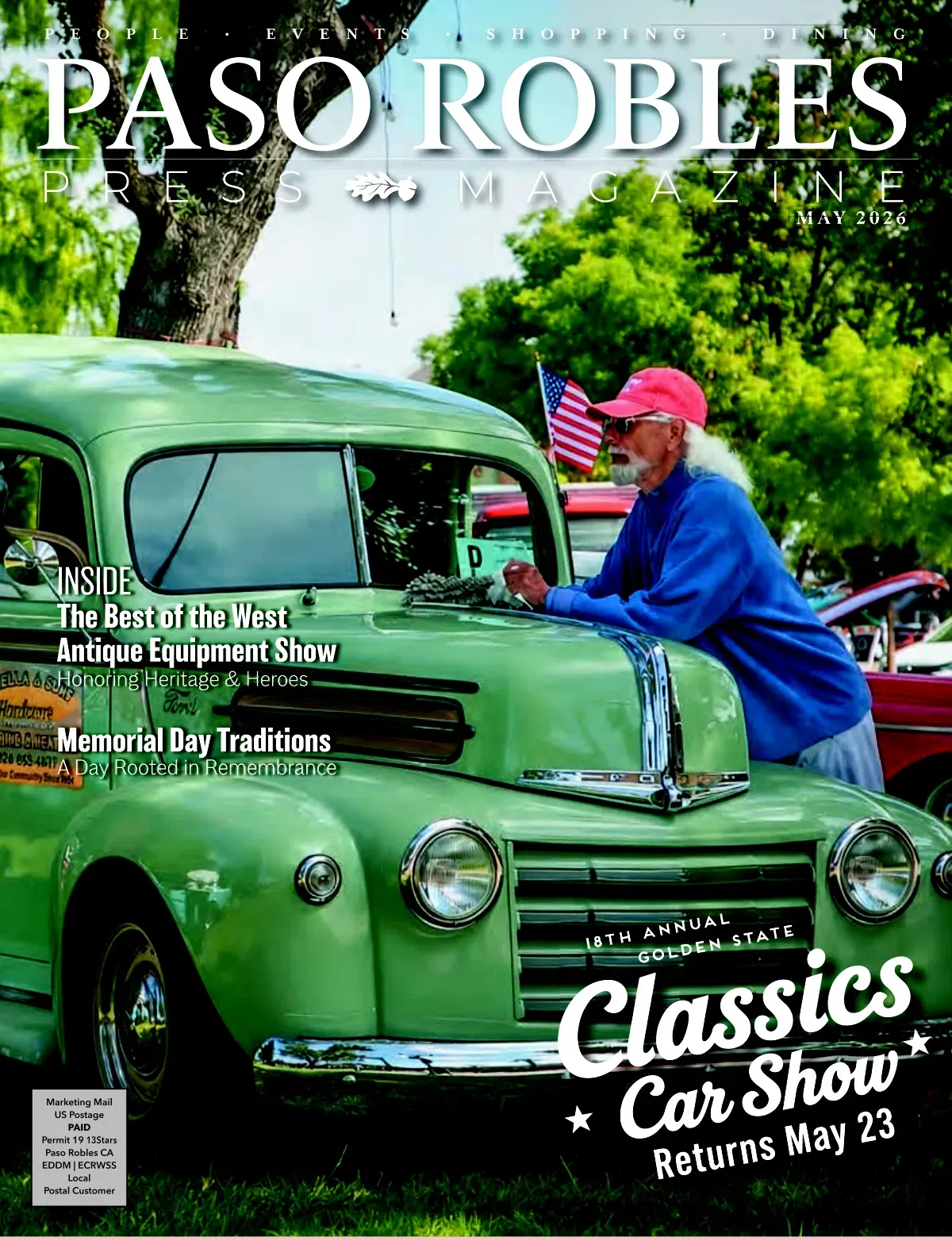 Paso Robles Magazine — May 2026 cover