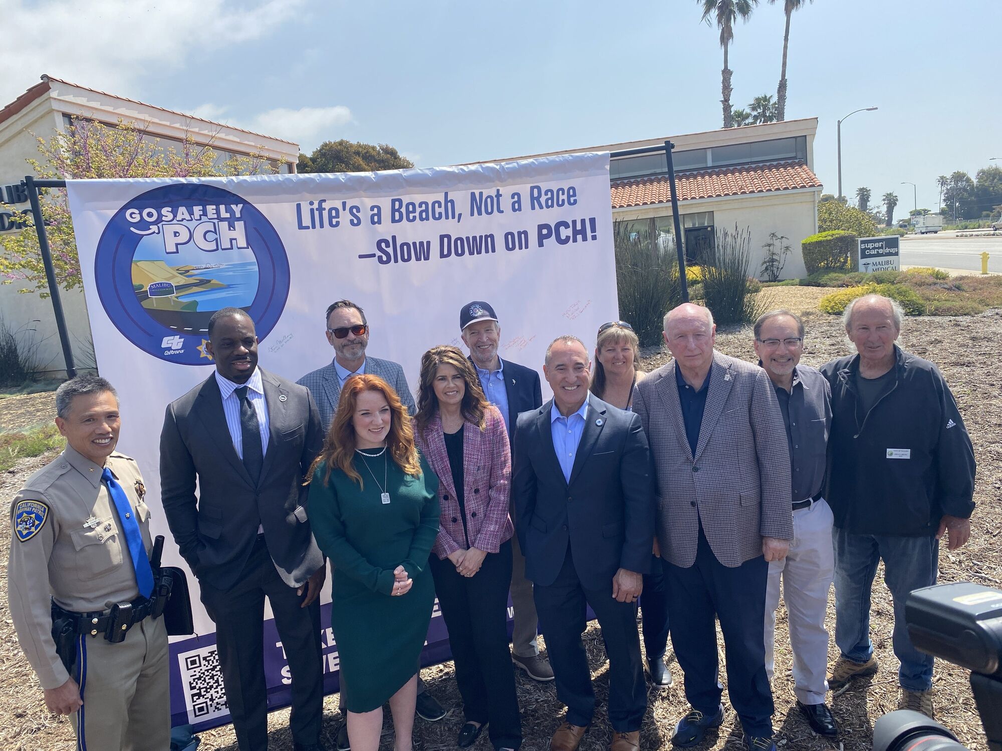 State and local partners hold 'Go Safely PCH' campaign